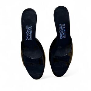 Salvatore Ferragamo Women's Black Mules